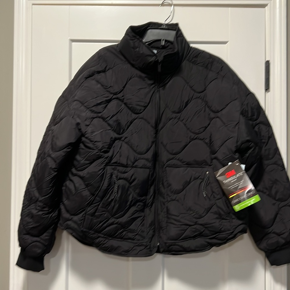 NEW NEW NEW Women's Black FLX Quilted Packable Jacket Sz. XL